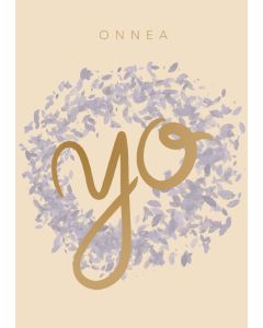 2-osainen kortti Putinki Letters Letters - Onnea yo