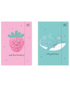 Kansio A4 Interdruk - Glitter lajitelma