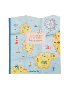 Värityskirja tarroilla - Explorer