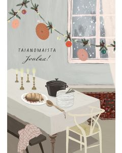 2-osainen kortti joulu Johanna Ilander - "Taianomaista joulua" Joulukattaus