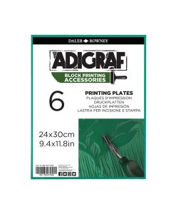 Adigraf linolevy pehmeä Large 24x30cm vihreä