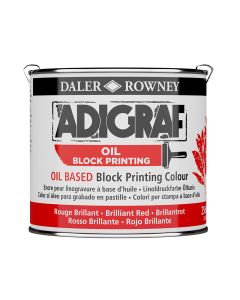 Adigraf Oil Block Printing 250 ml Brilliant Red, Korvaa 5900033