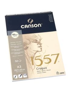 Canson 1557 120g A3 Kierre (50) luonnoslehtiö, (50) 4127419 luonnoslehtiö