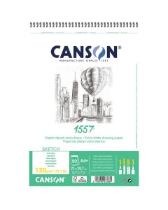 Canson 1557 120g A4 Kierre (50) luonnoslehtiö, luonnoslehtiö