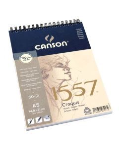 Canson 1557 120g A5 Kierre (50) luonnoslehtiö, (50) 4127417 luonnoslehtiö