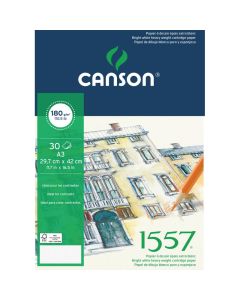 Canson 1557 180g A3 (30L1), piirustuslehtiö