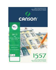 Canson 1557 180g A4 (30L1), piirustuslehtiö