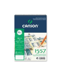 Canson 1557 180g A5 Kierre (30), piirustuslehtiö