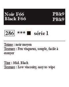 CBN Aqua Wash 286 Black F66 (1), 60ml vesiliukoinen syväpainoväri