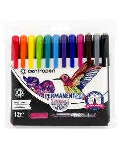 Centropen Creative Permanent 12, tussilajitelma, kärki  3,3mm.