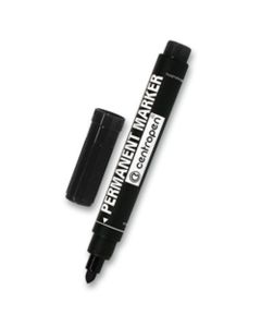 Centropen Marker musta huopakynä 2,5mm, pyöreä kärki, blister