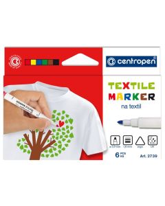 Centropen Textile 2739 / 6 väriä