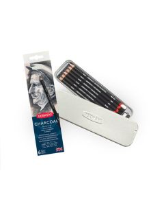 Derwent Charcoal Tin of 6