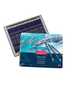 Derwent Inktense 24 mustevärikynälajitelma