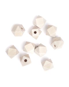 DPC puuhelmet 8-kulmainen 15mm nature 10kpl