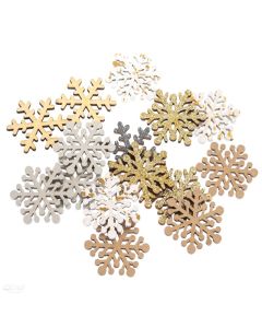 DPC puukuvio lumihiutaleet 15 kpl