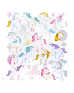 DPC tarra-arkki A5 26kpl Unicorn, UV-lakka