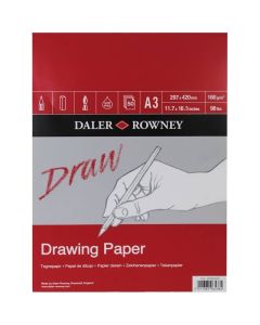 DR Draw Piirustuslehtiö medium grain 160g A3 (50), karhea piirustuspaperi