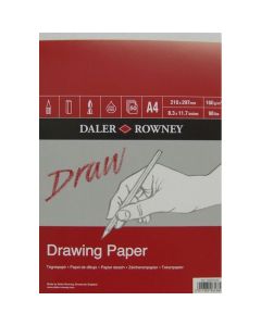 DR Draw Piirustuslehtiö medium grain 160g A5 (50), karhea piirustuspaperi