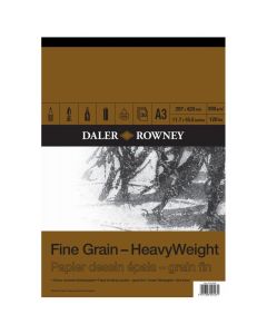 DR Fine Grain HeavyWeight Drawing 200g A3 (30) S, sileä, 30 sivua