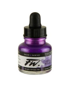 DR FW Acrylic ink 29.5ml 454 Velvet violet, Taiteilijatasoinen muste