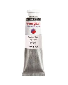 DR Georgian WAMO 37ml 009 Titanium white, vesiliukoinen öljyväri