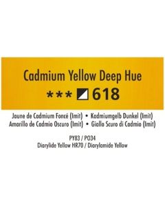 DR Georgian WAMO 37ml 618 Cadmium yellow deep hue, vesiliukoinen öljyväri
