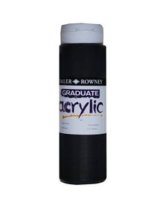 DR Graduate acrylic 500ml 026 Black, 500ml akryyliväri