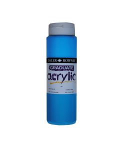 DR Graduate acrylic 500ml 130 Coeruleum hue, 500ml akryyliväri