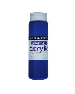 DR Graduate acrylic 500ml 143 Phthalo blue, 500ml akryyliväri