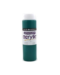DR Graduate acrylic 500ml 386 Phthalo green, 500ml akryyliväri