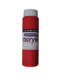 DR Graduate acrylic 500ml 500 Cadmium red hue, 500ml akryyliväri