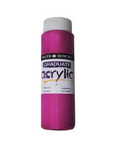 DR Graduate acrylic 500ml 537 Permanent rose, 500ml akryyliväri