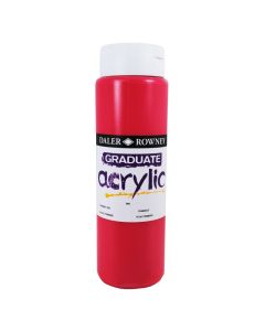 DR Graduate acrylic 500ml 540 Primary red, 500ml akryyliväri