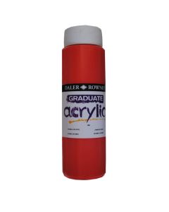 DR Graduate acrylic 500ml 588 Vermilion, 500ml akryyliväri