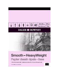 DR Smooth Heavyweight drawing 220g A2 (25) Sileä, 25 sivua