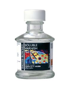 DR Soluble gloss varnish 75ml, Akryylivärin maalausaine