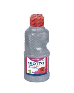 Giotto Glitter Paint 250ml Silver Hopea