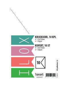 ILOX Kirjekuori 11x15,5cm 10kpl 120g 8300 Valkoine, Piikkipakkaus