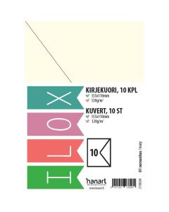ILOX Kirjekuori 11x15,5cm 10kpl 120g 8311 Norsunl., Piikkipakkaus