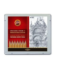 KOH Lyijykynä Art 1504 24 8B-10H, metallirasia