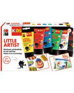 Marabu KiDS Little Artist 6x75 ml värilajitelma