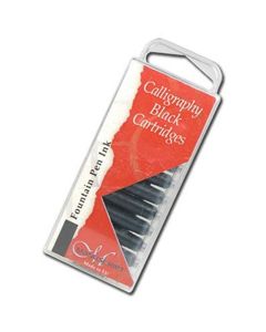 MC Mustepatruuna Calligraphy Black 12 (MC0461CB), musta 12 patruunan pakkaus