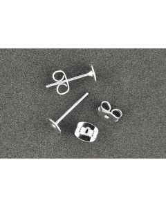 MEYCO Korvakorutappi 4+6mm hopea, TEHTAALLE 03/2025 nikkelitön