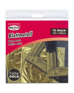 MEYCO Lehtimetalli 140x140mm 10kpl kulta