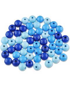 MEYCO Puuhelmimix 10mm 56kpl sinisen sävyt