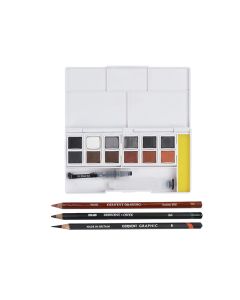 P. Derwent Shade and Tone Mixed Media Set, Inktense, Graphitint, Charcoal, Pastel