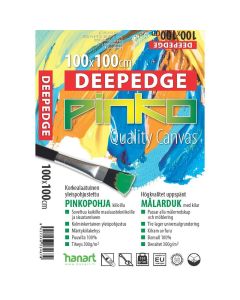 PINKO DEEPEDGE 100x100cm Maalauspohja 38mm, 100% puuvilla 300g (36)