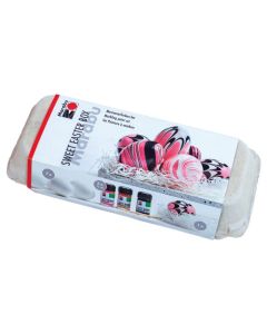 P. Marabu Sweet Easter Box 3x15ml, 7 munaa,7 tikkua, valk ruoho,värit pink, musta,kri