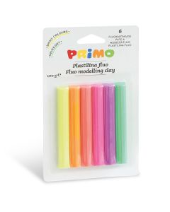 PRIMO Muovailuvahaa 6x17g neonvärit